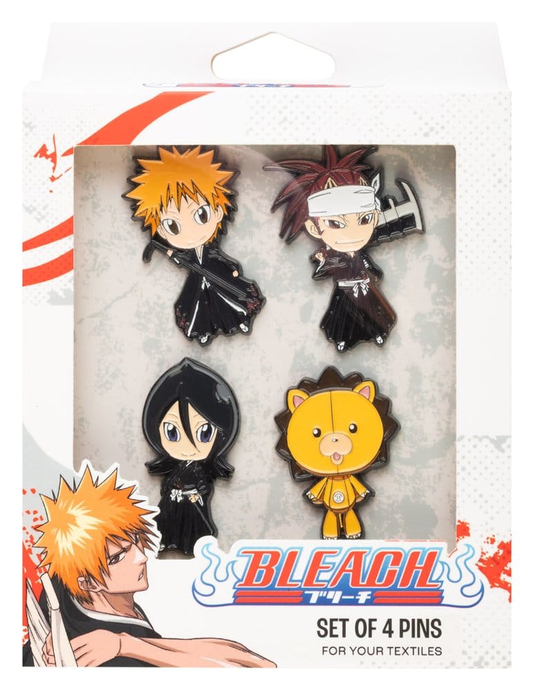 Bleach Pin Badges Set of 4 8435747823445