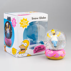 The Simpsons Snow Globe Homer Simpson Donut 10 cm 8435747825043