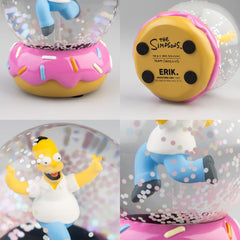 The Simpsons Snow Globe Homer Simpson Donut 10 cm 8435747825043