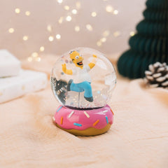 The Simpsons Snow Globe Homer Simpson Donut 10 cm 8435747825043