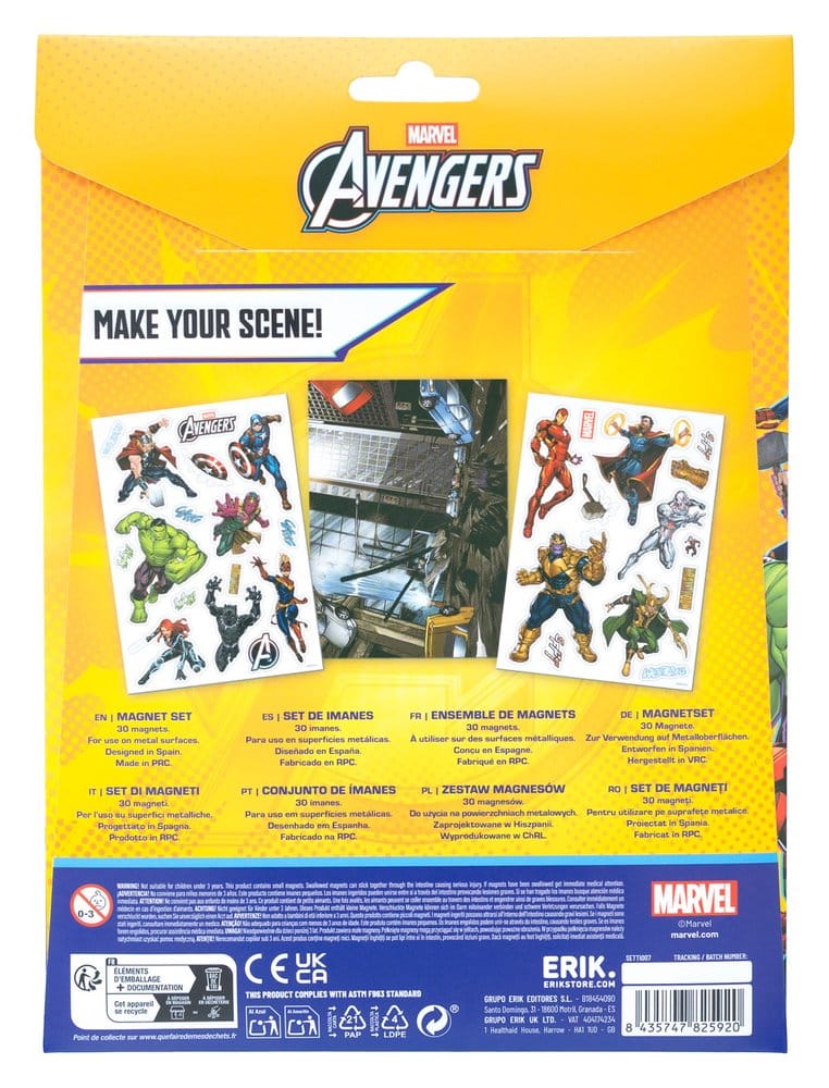 Marvel Die-Cut Magnet Set Avengers  8435747825920