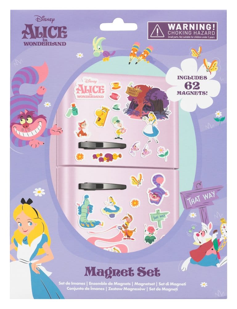 Disney Alice in Wonderland Die-Cut Magnet Set 8435747825975