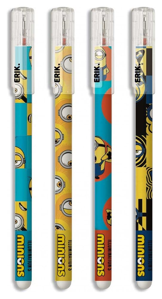 Minions Erasable Pen Set of 4 8435747827962