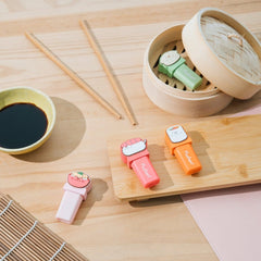 Pusheen Highlighters with Topper Sushi Roll Set of 4 8435747828075