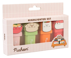 Pusheen Highlighters with Topper Sushi Roll Set of 4 8435747828075