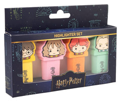 Harry Potter Set of 4 Highlighters with Topper 8435747828105