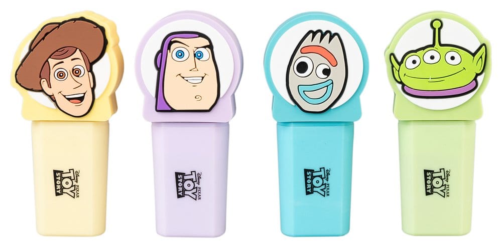 Toy Story Highlighters with Toppers Set of 4 8435747828129