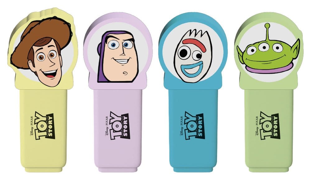 Toy Story Highlighters with Toppers Set of 4 8435747828129