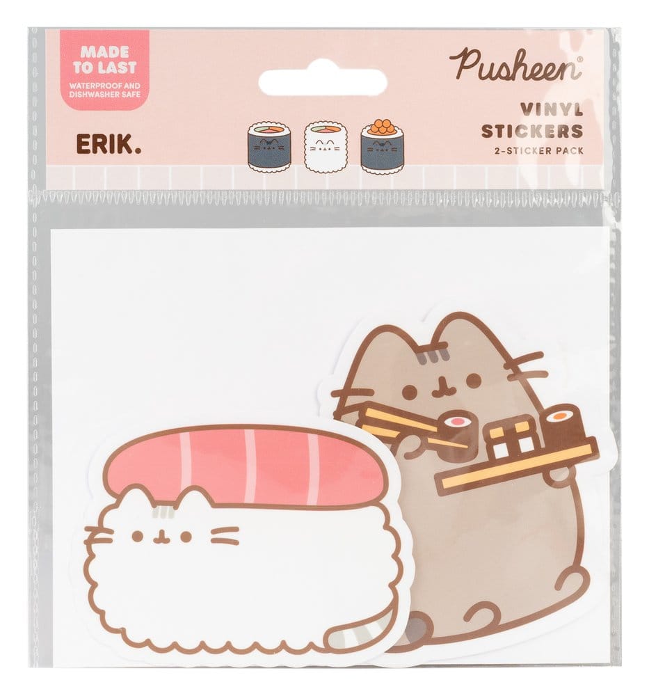 Pusheen Vinyl-Sticker Sushi Roll Vol. 1 2er SetPusheen Vinyl Stickers Sushi Roll Vol. 1 Set of 2Pusheen autocollants en vinyle Sushi Roll Vol. 1 Set de 2Pusheen Pegatinas de vinilo Sushi Roll Vol. 1 Set de 2 8435747828488