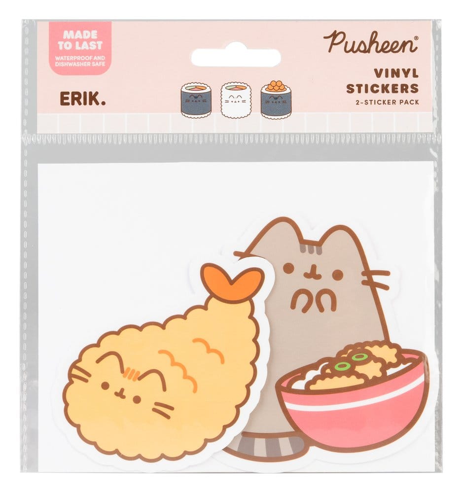 Pusheen Vinyl-Sticker Sushi Roll Vol. 2 2er SetPusheen Vinyl Stickers Sushi Roll Vol. 2 Set of 2Pusheen autocollants en vinyle Sushi Roll Vol. 2 Set de 2Pusheen Pegatinas de vinilo Sushi Roll Vol. 2 Set de 2 8435747828495