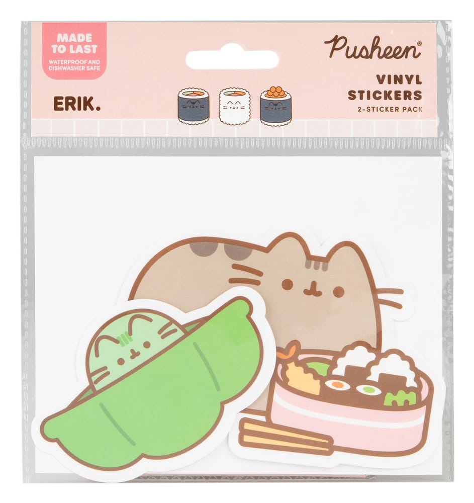 Pusheen Vinyl-Sticker Sushi Roll Vol. 4 2er SetPusheen Vinyl Stickers Sushi Roll Vol. 4 Set of 2Pusheen autocollants en vinyle Sushi Roll Vol. 4 Set de 2Pusheen Pegatinas de vinilo Sushi Roll Vol. 4 Set de 2 8435747828518