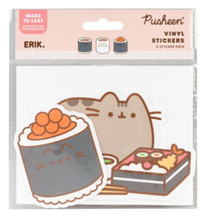 Pusheen Vinyl-Sticker Sushi Roll Vol. 5 2er SetPusheen Vinyl Stickers Sushi Roll Vol. 5 Set of 2Pusheen autocollants en vinyle Sushi Roll Vol. 5 Set de 2Pusheen Pegatinas de vinilo Sushi Roll Vol. 5 Set de 2 8435747828525