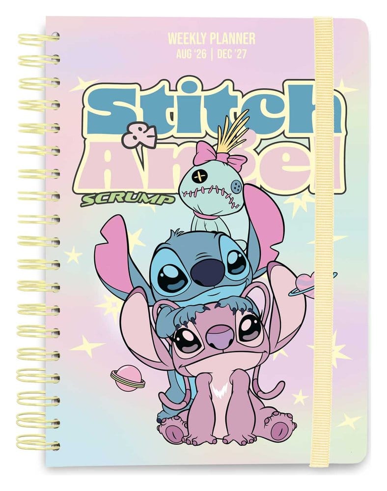 Disney School Diary weekly planner 2026/2027 Stitch and Angel A5 8435747829706