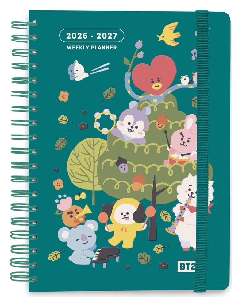 BT21 School Diary weekly planner 2026/2027 A5 8435747829713