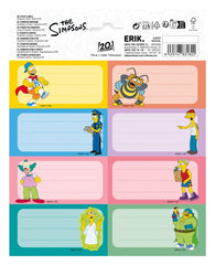 The Simpsons Self-Adhesive Labels (10) 8435747831822