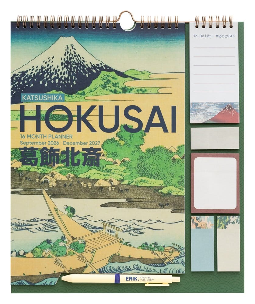 Hokusai Wall Planner 2026/27 30 x 34 cm 8435747832126