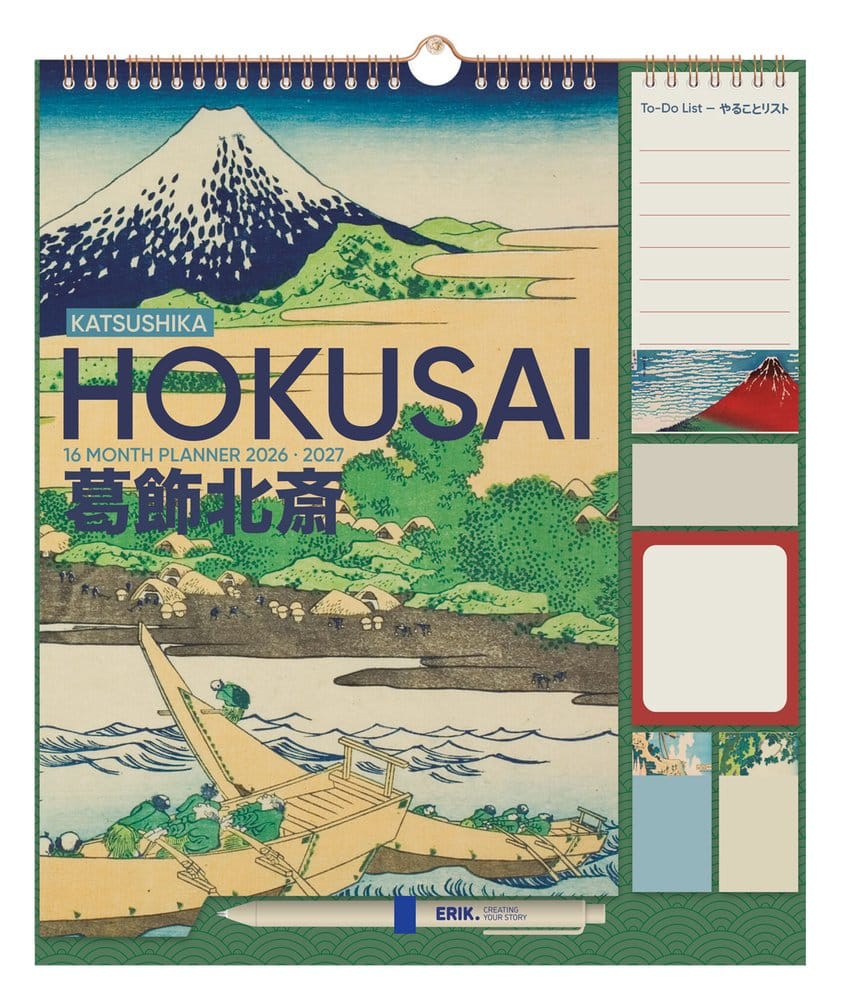 Hokusai Wall Planner 2026/27 30 x 34 cm 8435747832126