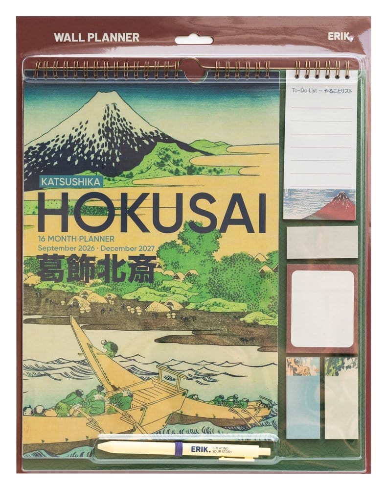 Hokusai Wall Planner 2026/27 30 x 34 cm 8435747832126