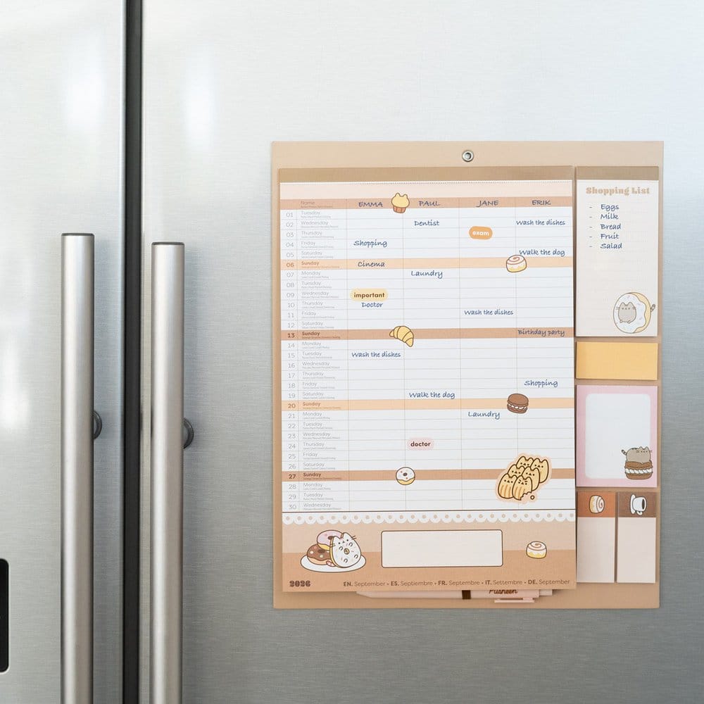 Pusheen Magnetic Planner 2026/27 30 x 35 cm 8435747832157