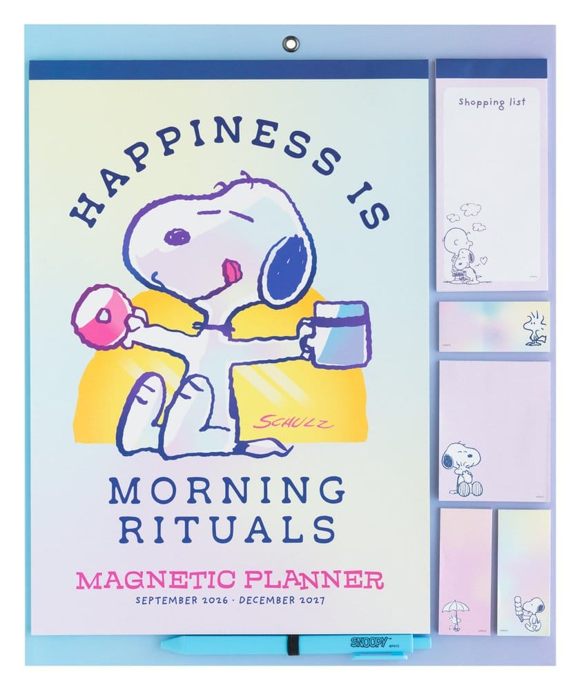 Snoopy Magnetic Planner 2026/27 30 x 35 cm 8435747832164
