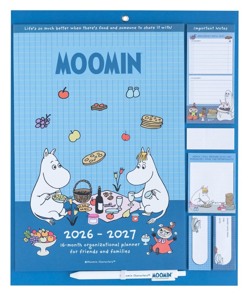 Moomin Magnetic Planner 2026/27 30 x 35 cm 8435747832201