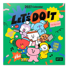 BT21 Wall Calendar 2027 30 x 30 cm 8435747832546