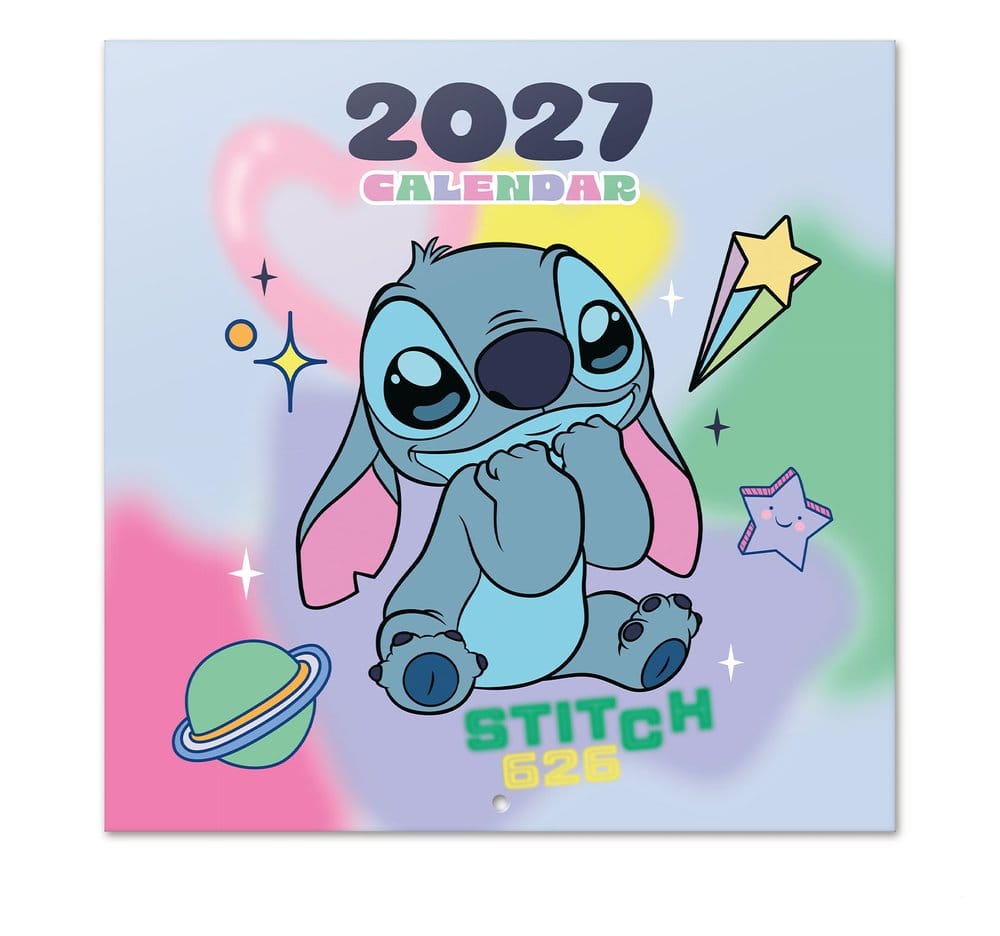 Disney Stitch 2027 Wall Calendar 30 x 30 cm 8435747832669