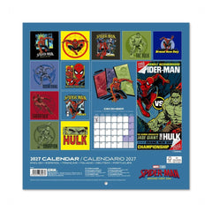 Spider-Man Wall Calendar 2027 30 x 30 cm 8435747832676