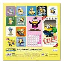 Minions Wall Calendar 2027 30 x 30 cm 8435747832799