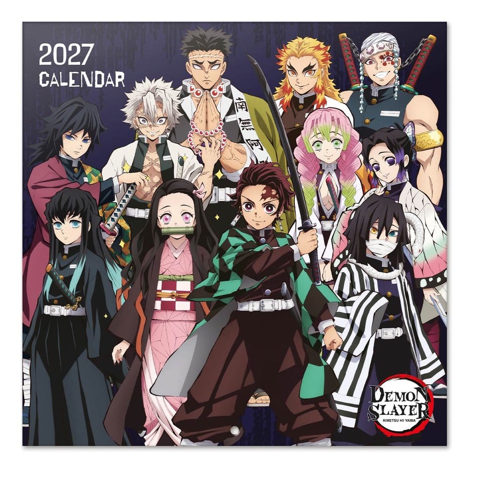 Demon Slayer 2027 Wall Calendar 30 x 30 cm 8435747832881