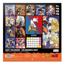 Dragon Ball 2027 Wall Calendar 30 x 30 cm 8435747832898