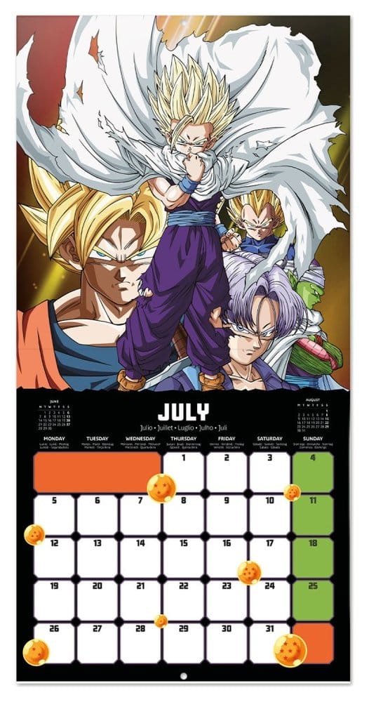 Dragon Ball 2027 Wall Calendar 30 x 30 cm 8435747832898