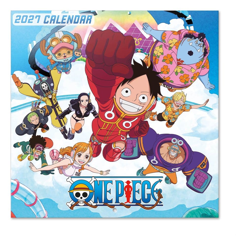 One Piece Wall Calendar 2027 30 x 30 cm 8435747832928
