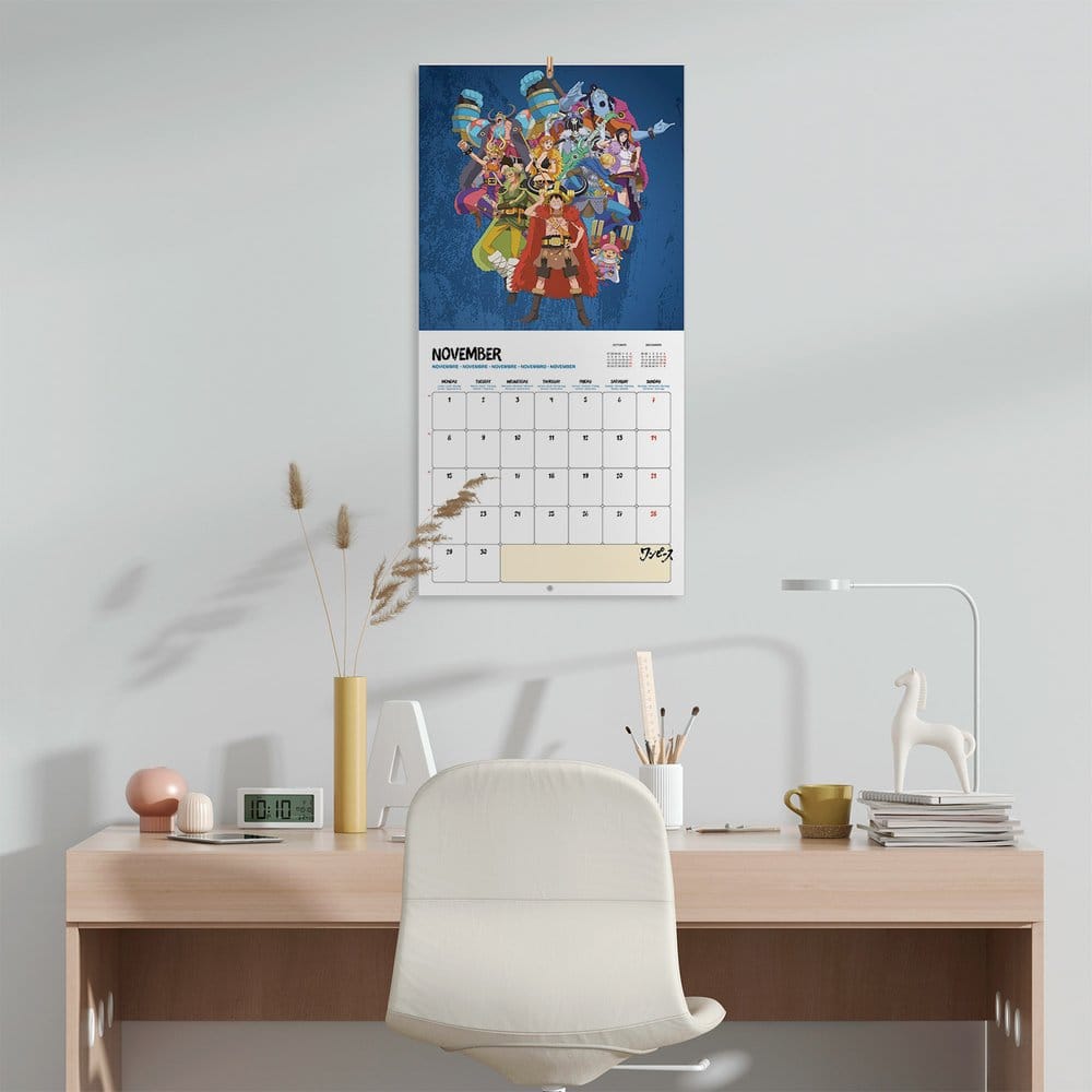 One Piece Wall Calendar 2027 30 x 30 cm 8435747832928