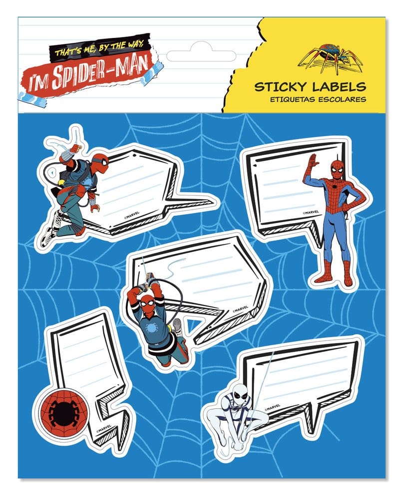 Spider-Man Premium Self-Adhesive Labels 8435747834281