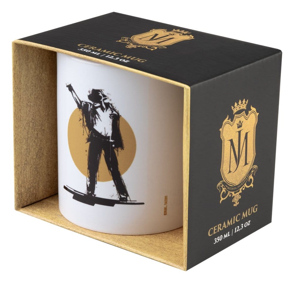 Michael Jackson Mug King of Pop White 350 ml 8435747836346