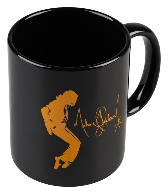 Michael Jackson Tasse King of Pop Black 350 mlMichael Jackson Mug King of Pop Black 350 mlMichael Jackson mug King of Pop Black 350 mlMichael Jackson Taza King of Pop Black 350 ml 8435747836353