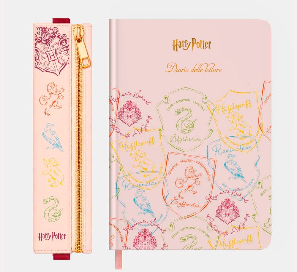 Harry Potter The Readers Club Reading Journal with Built In Pouch Italian *Italian Version* 8435747841814