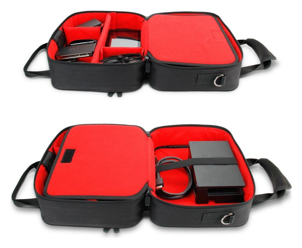 Enhance USA Gear S14 Console Gaming Nintendo Switch Case Red 0637836601677
