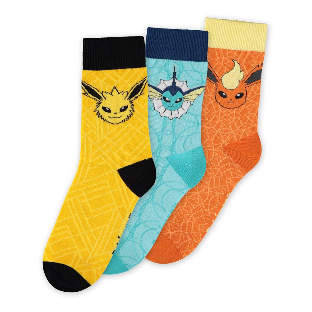 Pokémon Socks 3-Pack Eevee Evolution 35-38      8718526216981