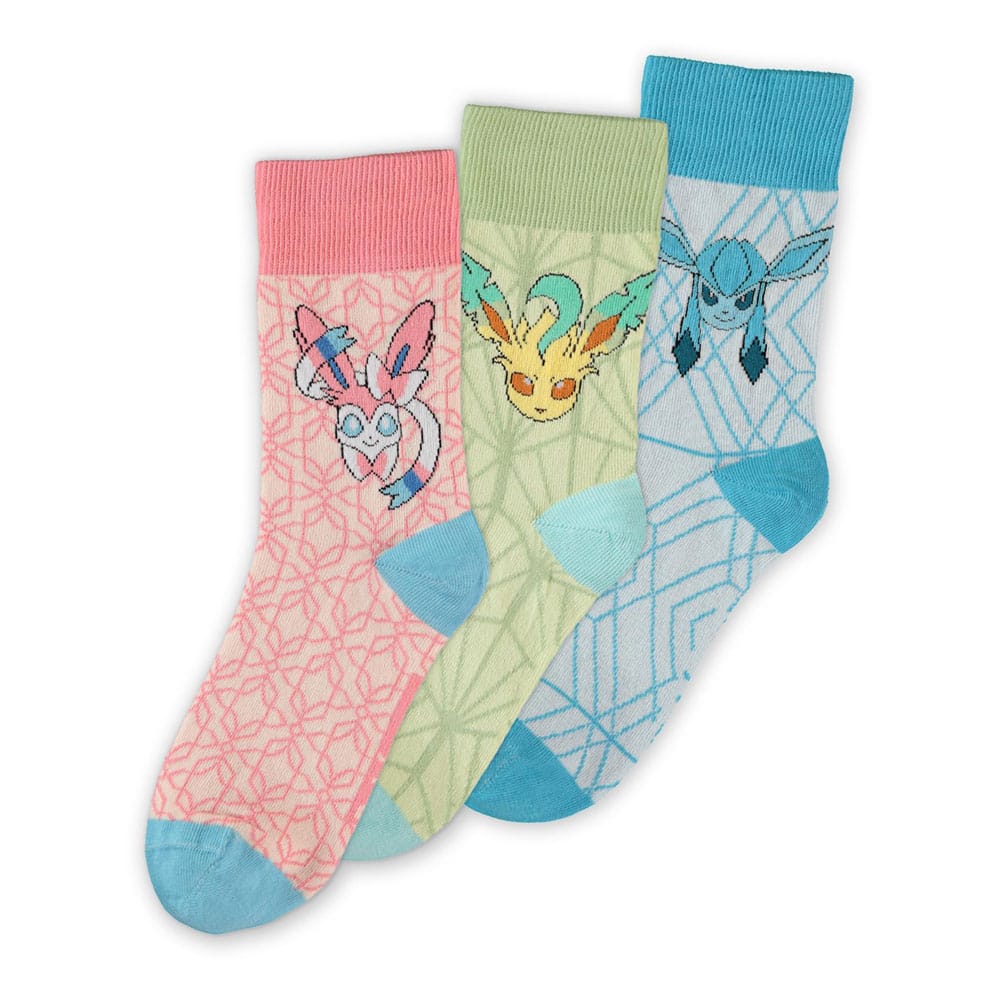 Pokémon Socks 3-Pack Eevee Evolution 3.0 39-42  8718526216899