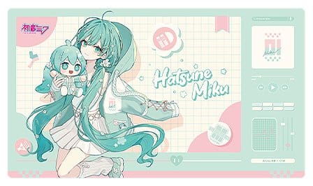 Character Vocal Series 01: Hatsune Miku Miku Hug Series Desk Mat: Flower Ver. 70 x 40 cm 4580828665859