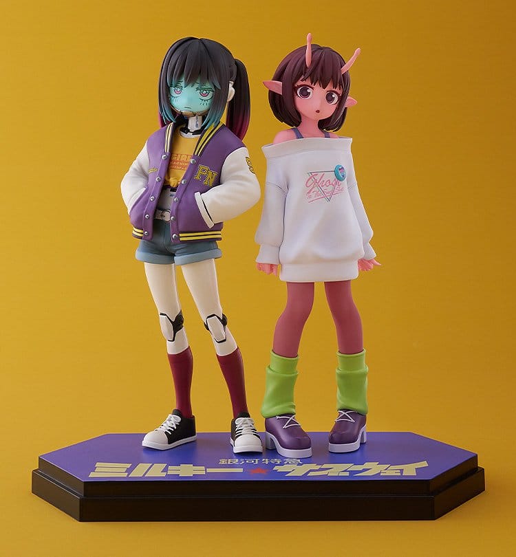 Milky Subway The Galactic Limited Express Pop Up Parade PVC Figur Chiharu & Makina 15 cm 4580828675315
