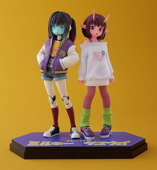 Milky Subway The Galactic Limited Express Pop Up Parade PVC Figur Chiharu & Makina 15 cm 4580828675315