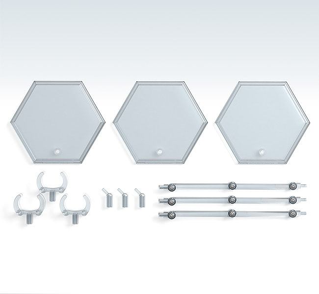 The Simple Stand Nendoroid More for Figures & Models 3-Pack Hex Type  4580590165281
