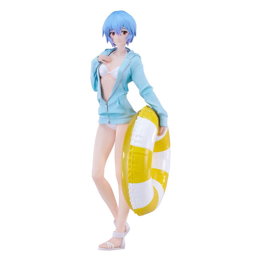 Rebuild of Evangelion Pop Up Parade L PVC Statue Beach Queens: Rei Ayanami 22 cm 4571697180017
