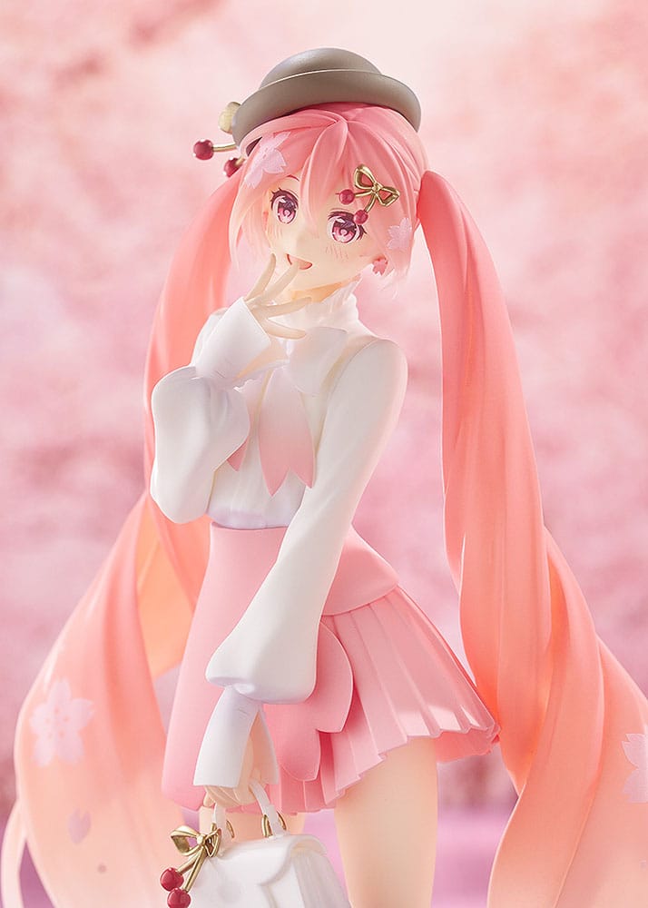 Character Vocal Series 01: Hatsune Miku Pop Up Parade PVC Statue Sakura Miku: Hanami Outfit Ver. 23 cm 4571697182141