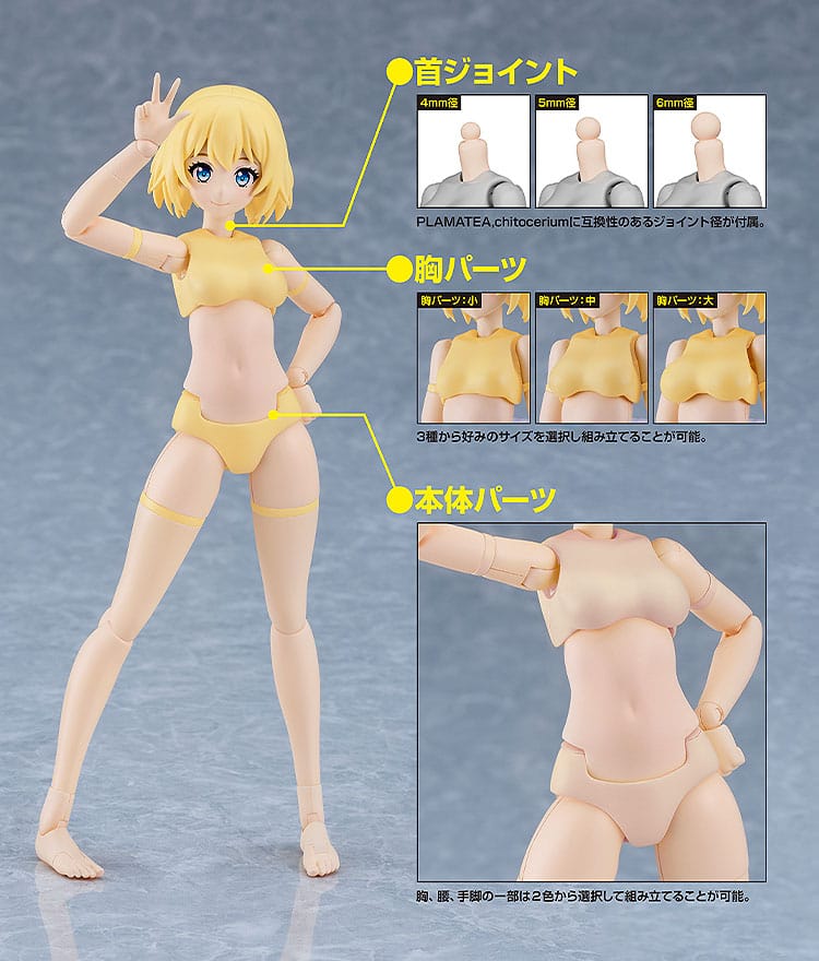 Cutie Honey Nova Plastic Model Kit PLAMATEA Muse Body: Ichika B Type 15 cm     4571697189201