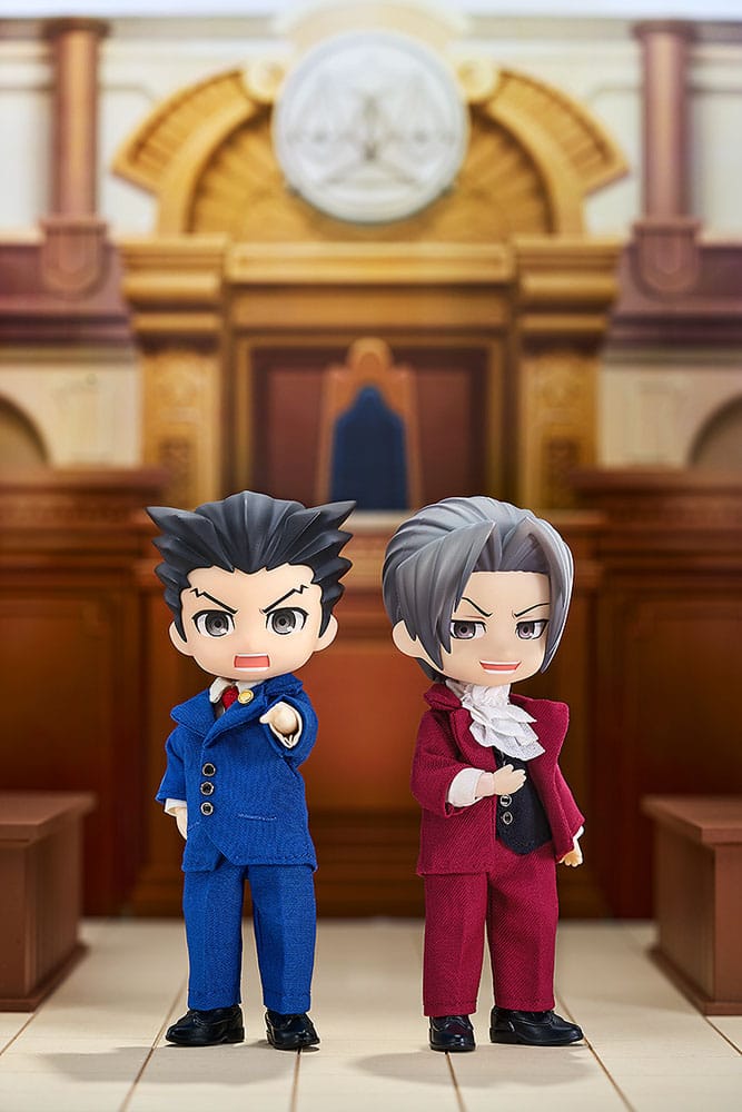 Ace Attorney Nendoroid Doll Action Figure Miles Edgeworth 14 cm 4580590201897