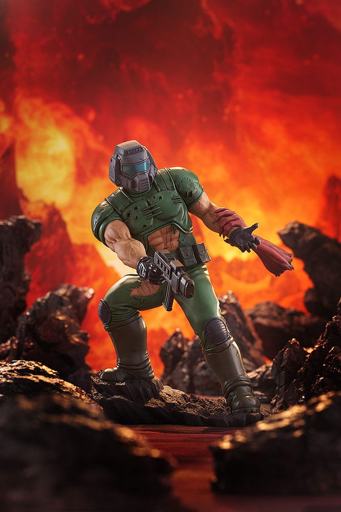 Doom Pop Up Parade PVC Statue Doom Marine 17 cm 4580590207202